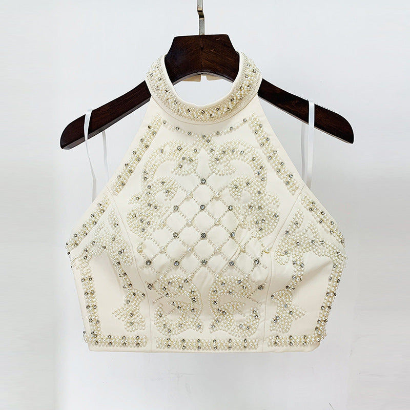Cool Creative Bead Diamond Metal Sheet Fashion Casual Suit
