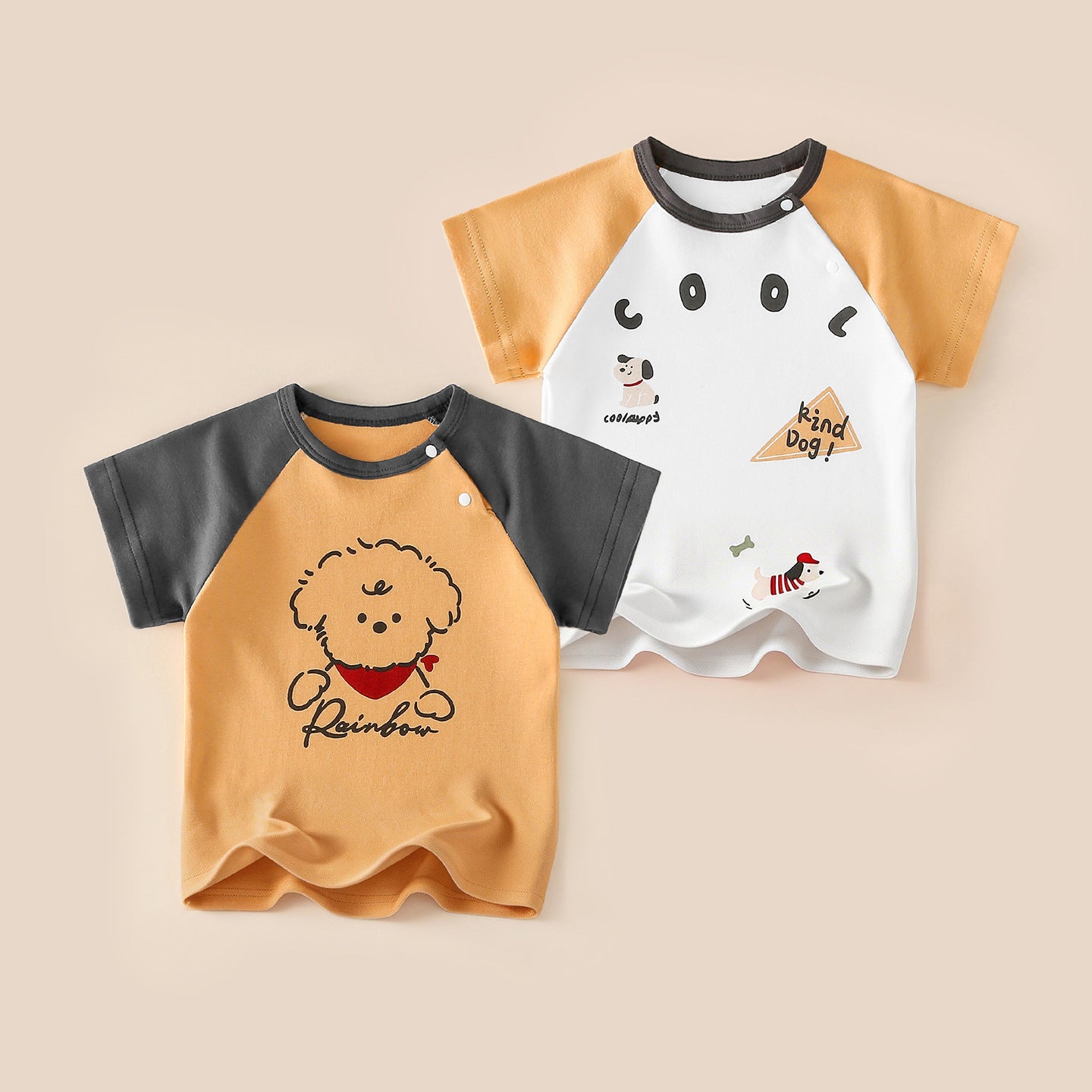 Children's Short Sleeve Boys Half Bottoming Shirt Summer Thin Cotton Coat Children's T-shirt
