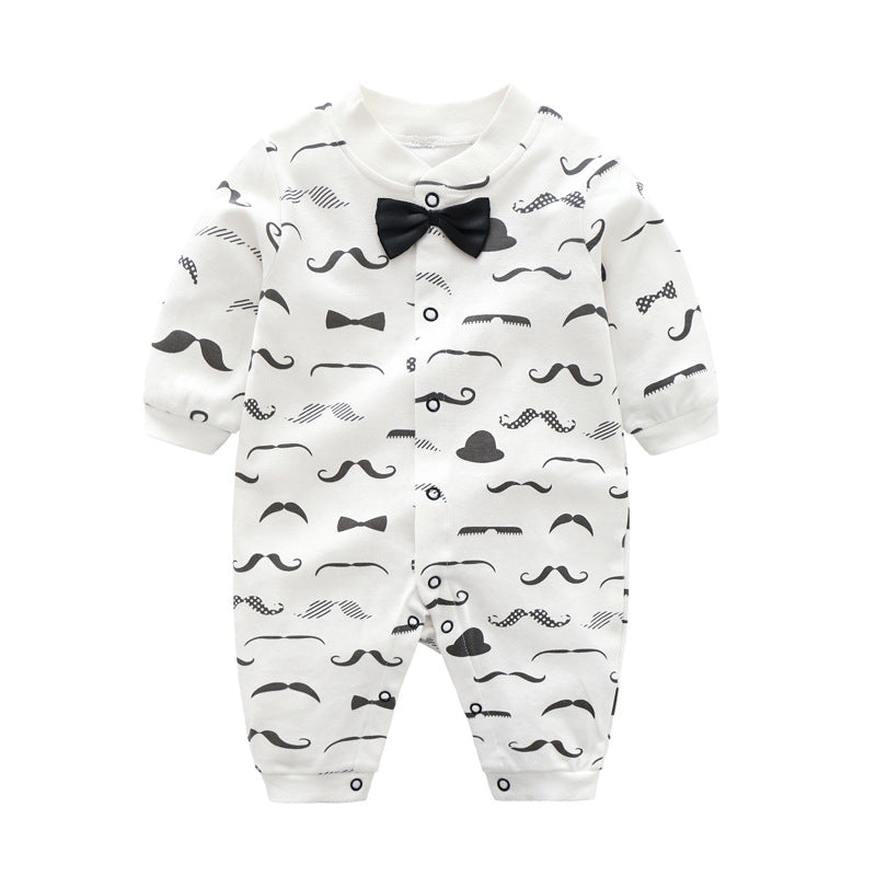 Autumn Pure Cotton Boy Jumpsuit Born Clothes Jumpsuit, Climbing Suit