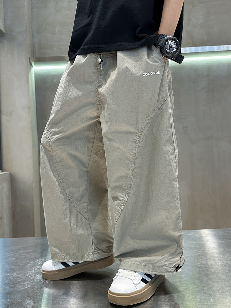 Children's Summer Thin Mosquito Repelling Trousers Middle Big Children's Pants