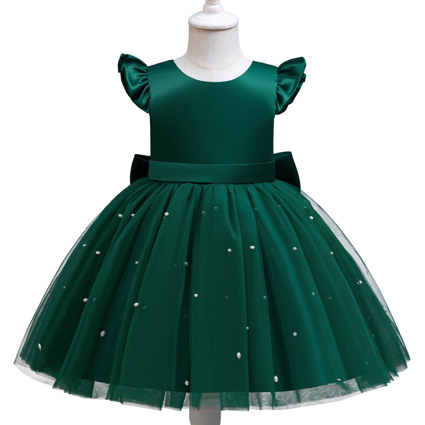 Pettiskirt Piano Host Performance Wear One Year Children's Dress