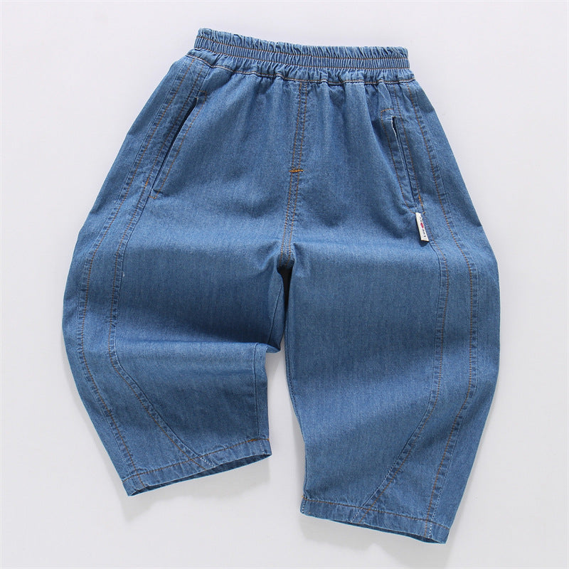 High Quality Loose Soft Jeans Banana Fashionable Children's Pants