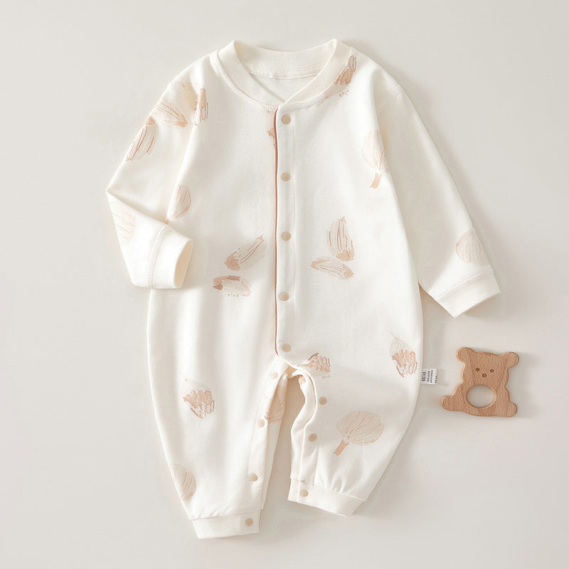 Women's & Men's Jumpsuit Infants Clothes Cotton Pajamas Long-sleeved Jumpsuit, Climbing Suit