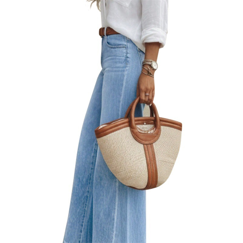 Women's American Bell-bottoms Stretch Loose High Waist Slimming Women's Jeans