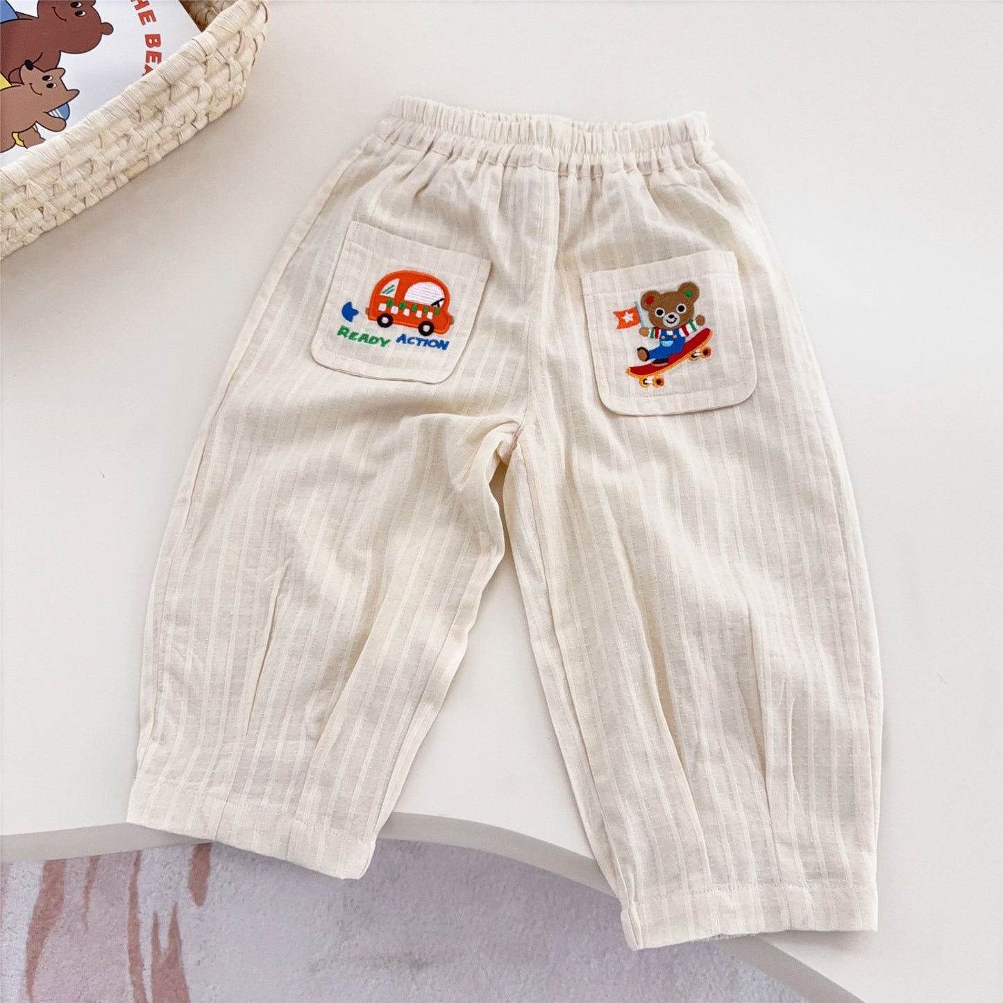 Loose Air Conditioning Class Boys Summer Bloomers Multicolor Thin Mosquito Children's Pants