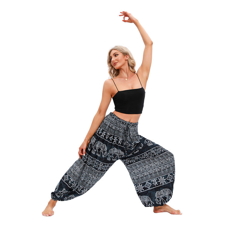Classy Women's Yoga Sports Bloomers Clothes Casual Pants