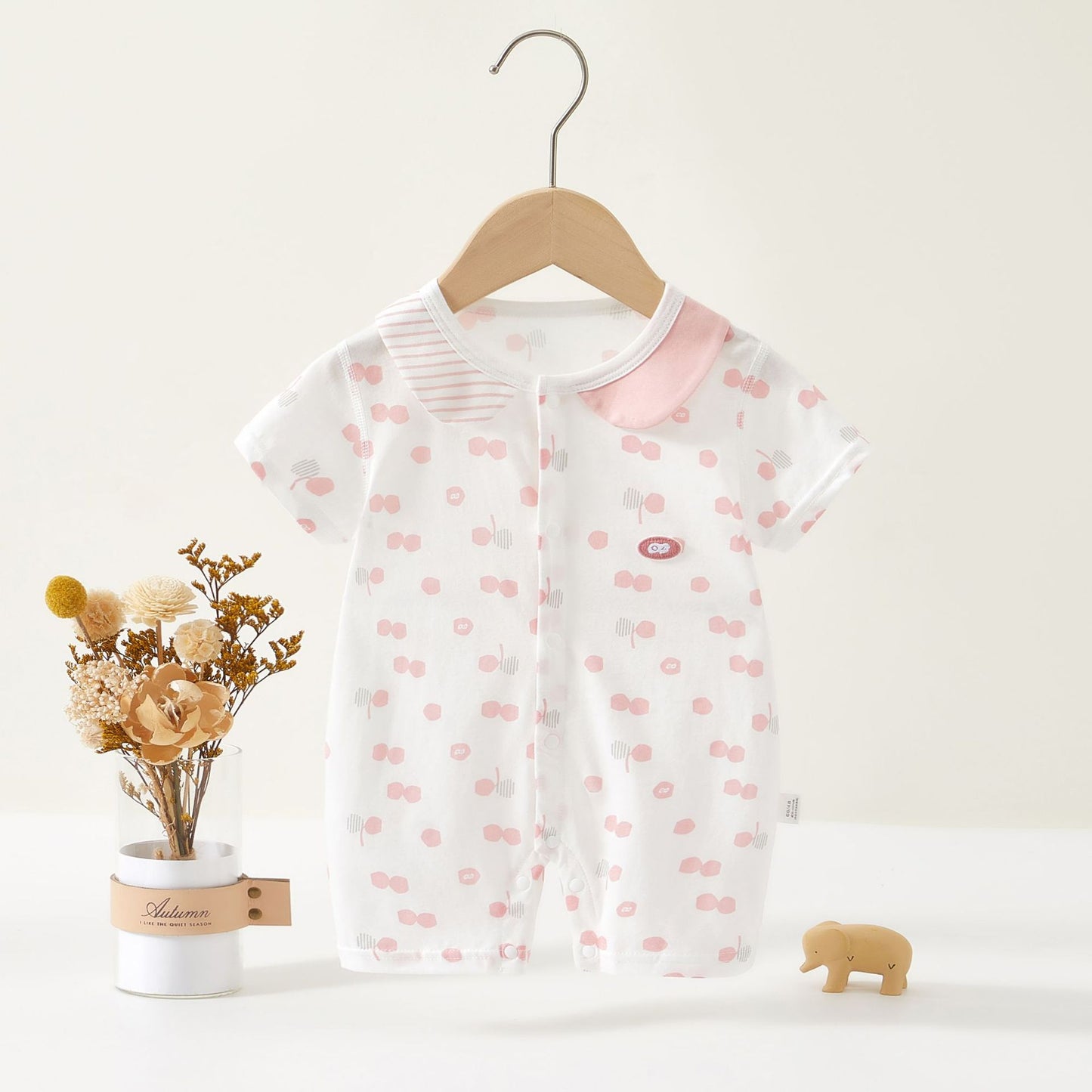 Clothes For Babies Summer Thin Born Short Sleeve Jumpsuit, Climbing Suit