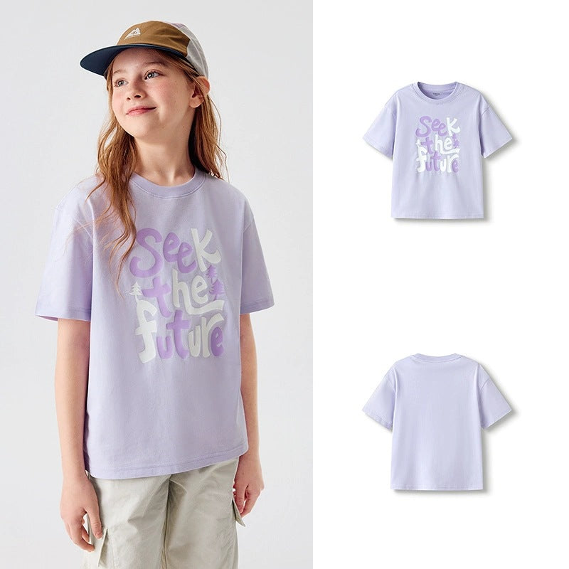 Children's Clothing Short-sleeved Tops Summer Moisture Absorption Children's T-shirt