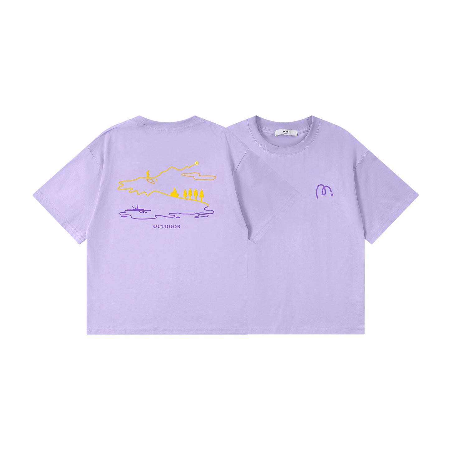 Children's Loose-fitting Pure Cotton Short Sleeves Junior High School Children's T-shirt