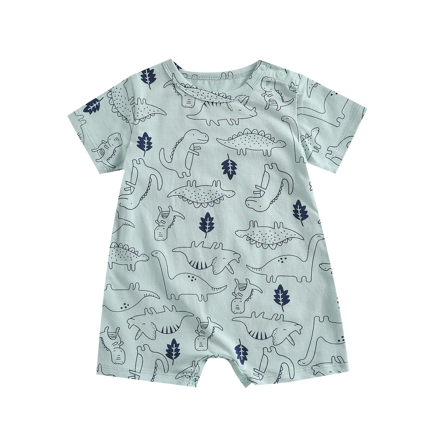 Short Sleeve Clothes For Babies Cute Super Western Style Cotton Jumpsuit, Climbing Suit