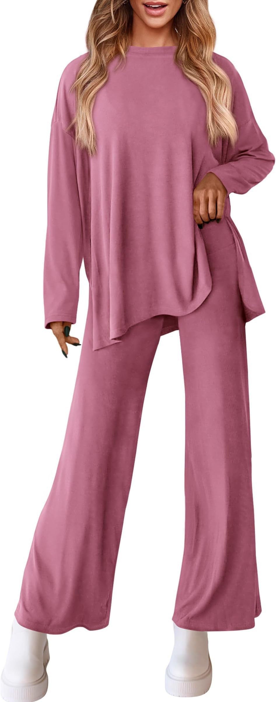 Women's Fresh Sweet Knitted Solid Color For Fashion Casual Suit