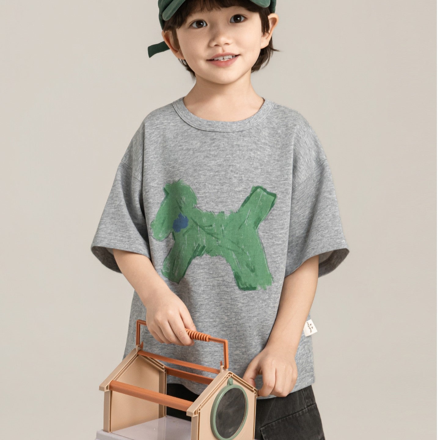 Cartoon Short Sleeve Summer Childlike Cute Pony Iti Printed Loose Children's T-shirt