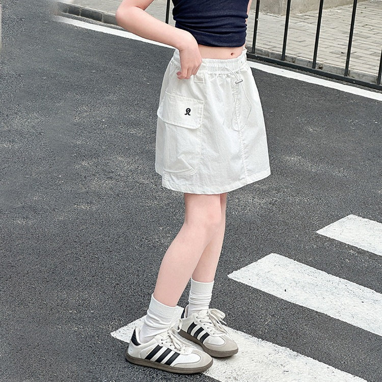 Children's Summer Medium Large Lightweight A- Line Children's Pants