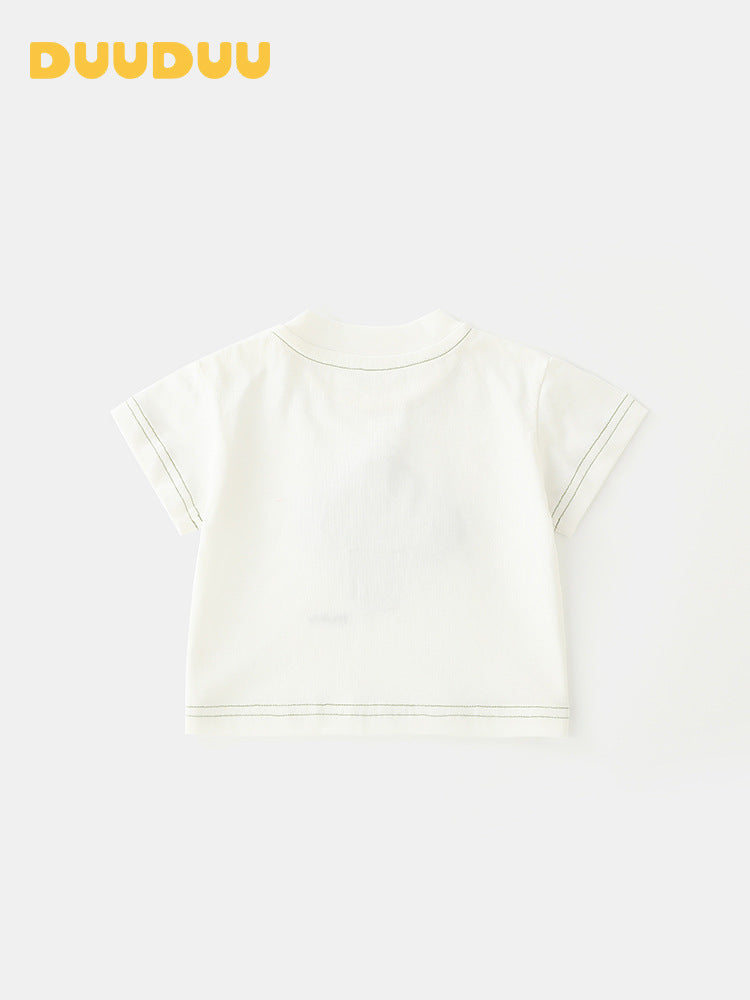 Children's Summer Thin Cool Short-sleeved Short Sleeve Top Korean Style Children's T-shirt
