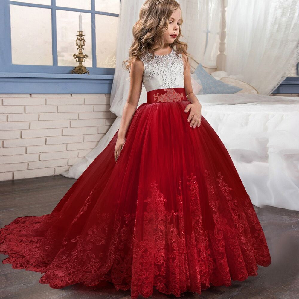 Children's Wedding Color Matching Umbrella Princess Flower Children's Dress