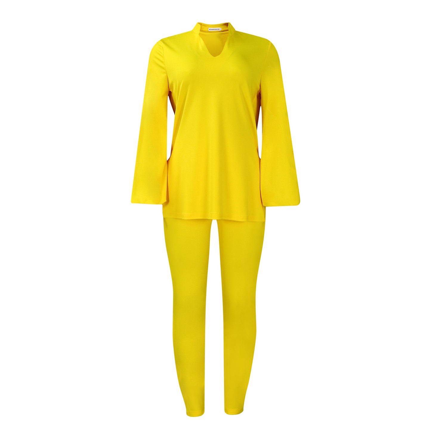 Women's Style Solid Color Long Sleeve African Fashion Casual Suit