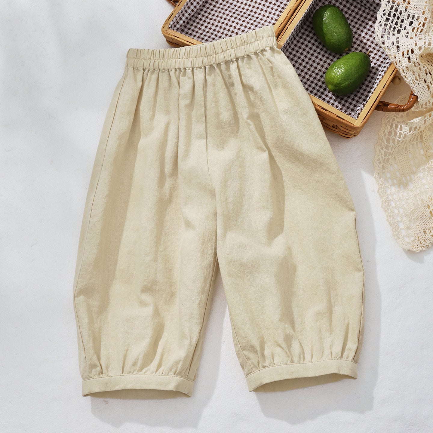 Summer Mori Ramie Cotton Bloomers For Boys Children's Pants