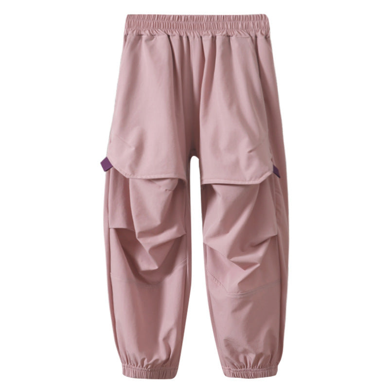 Boys Track Western Style Anti Mosquito Teens Trousers Loose Leisure Children's Pants