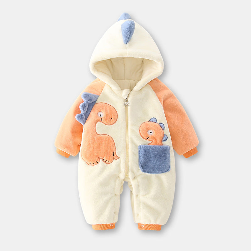 Winter Class Jumpsuit Cotton Clothing Coat Thickened Warm Going Out Jumpsuit, Climbing Suit