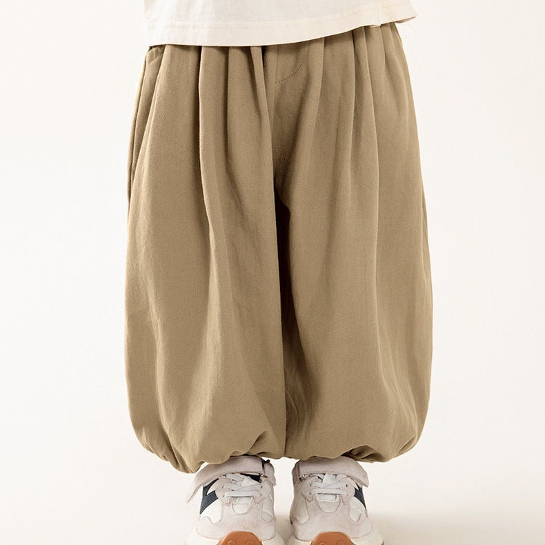 Children's Boys Summer Casual Fashion Korean Retro Bloomers Mori Style Children's Pants