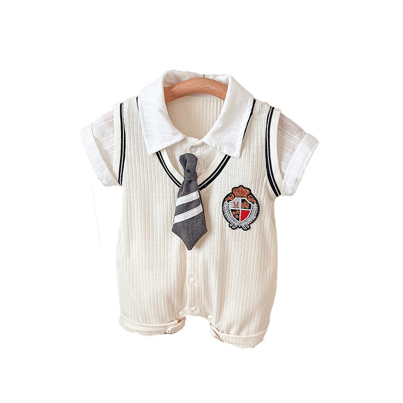 Style Jumpsuit Born Boy Romper Fake Two Jumpsuit, Climbing Suit