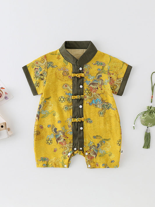 Jumpsuit Summer Class Short-sleeved Born Romper Out For Days Thin Jumpsuit, Climbing Suit