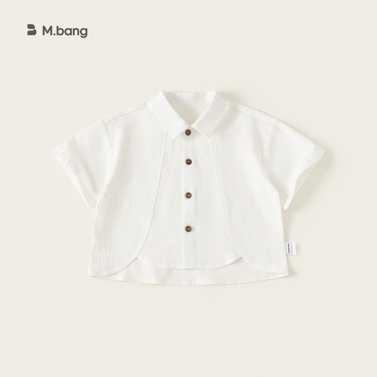Children's Clothing Shirt Summer Simple Solid Color Irregular Tops Children's T-shirt