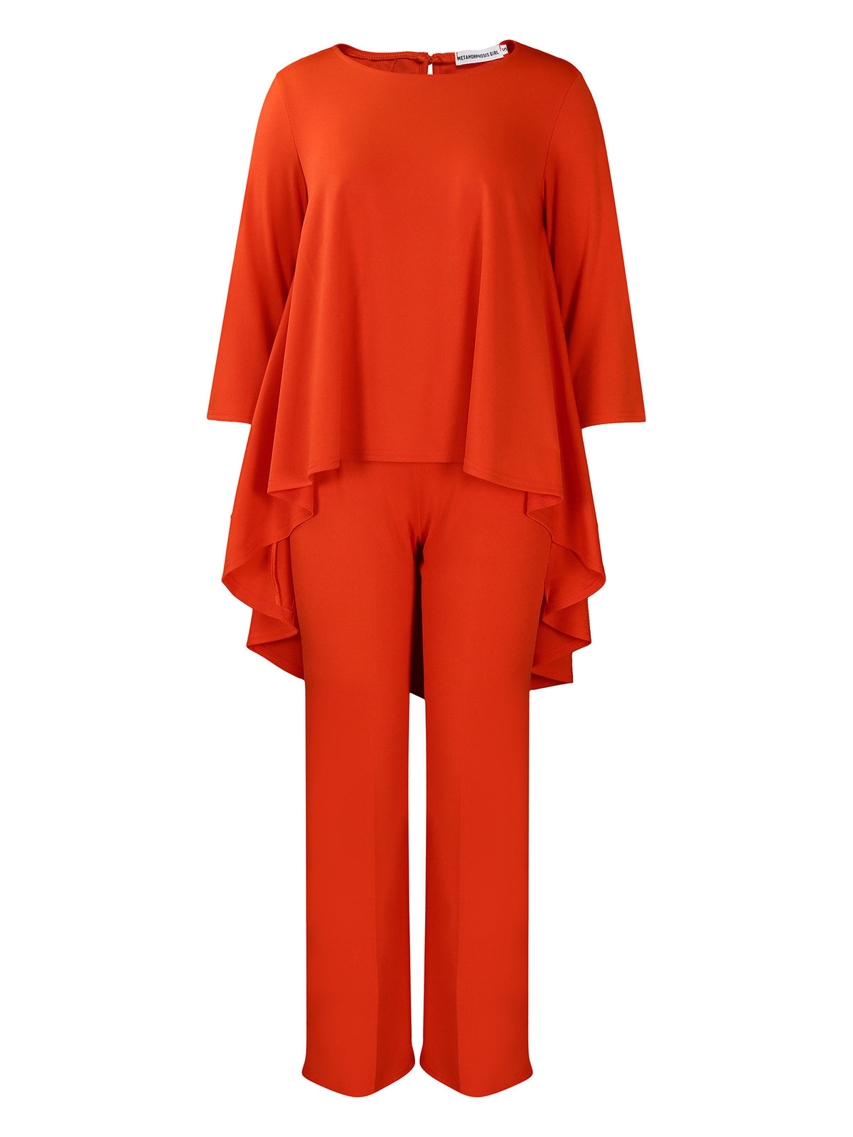 Women's Loose Irregular Elegant African Two Piece Fashion Casual Suit