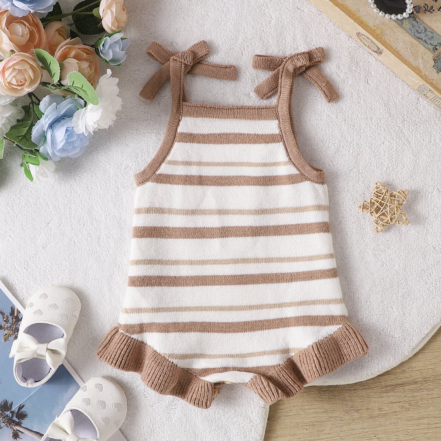Source Infant Cute Stripes Bow Jumpsuit Jumpsuit, Climbing Suit