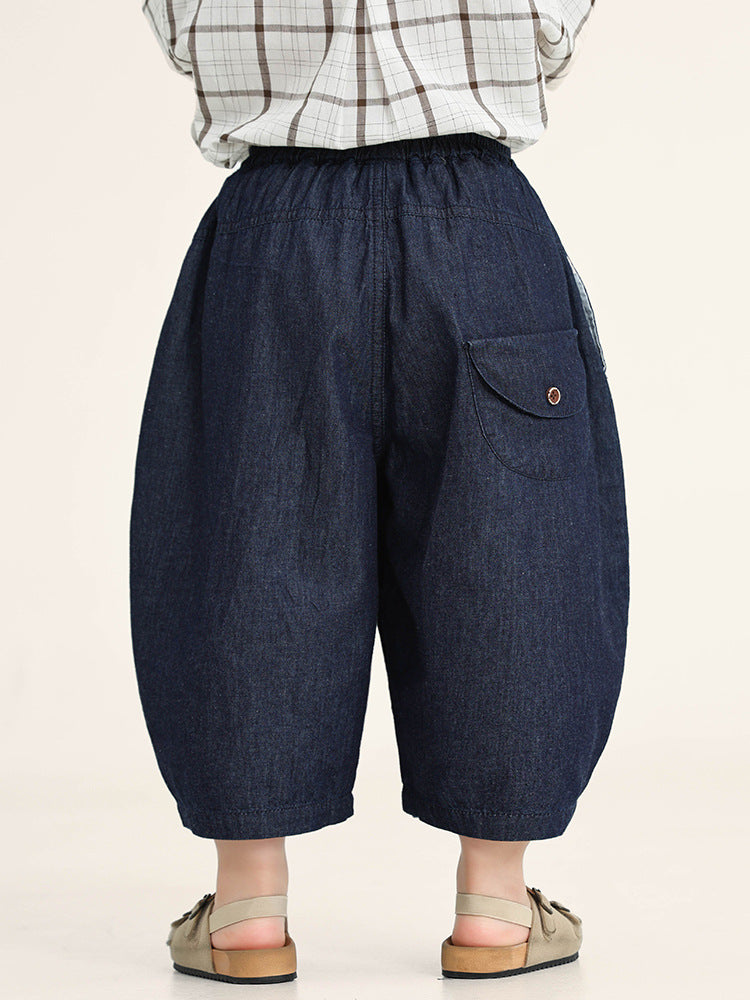 Children's Clothing Jeans Summer Thin Bloomers Casual Harem Children's Pants