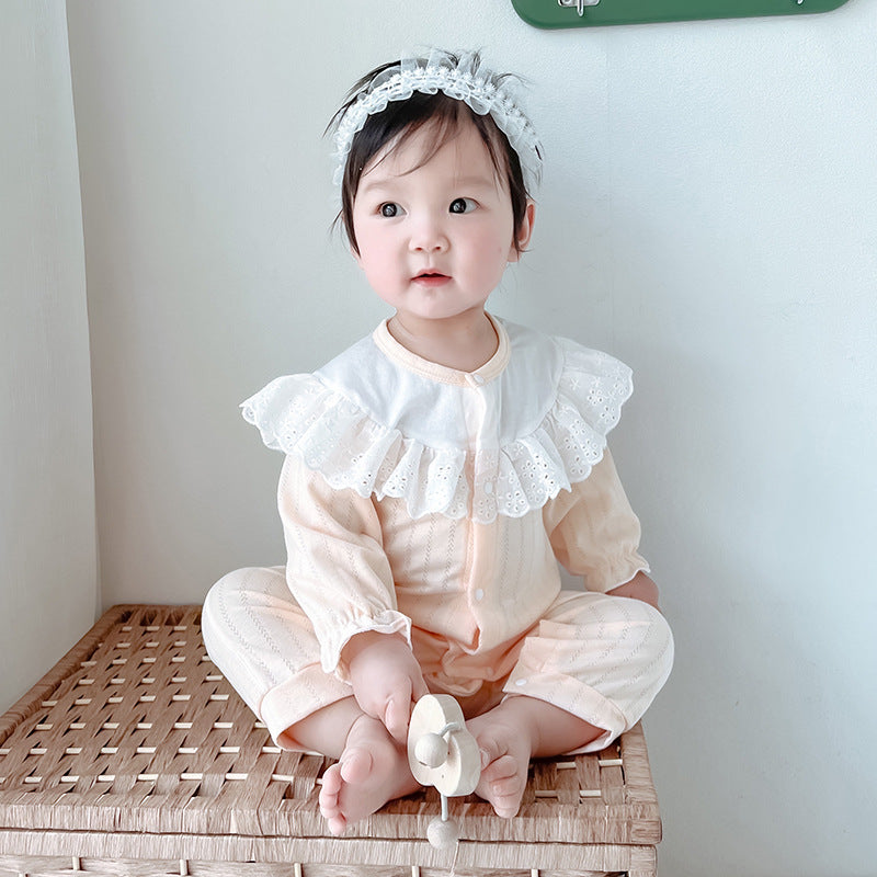 Summer Thin Boneless Long Sleeve Cotton Clothes Jumpsuit, Climbing Suit