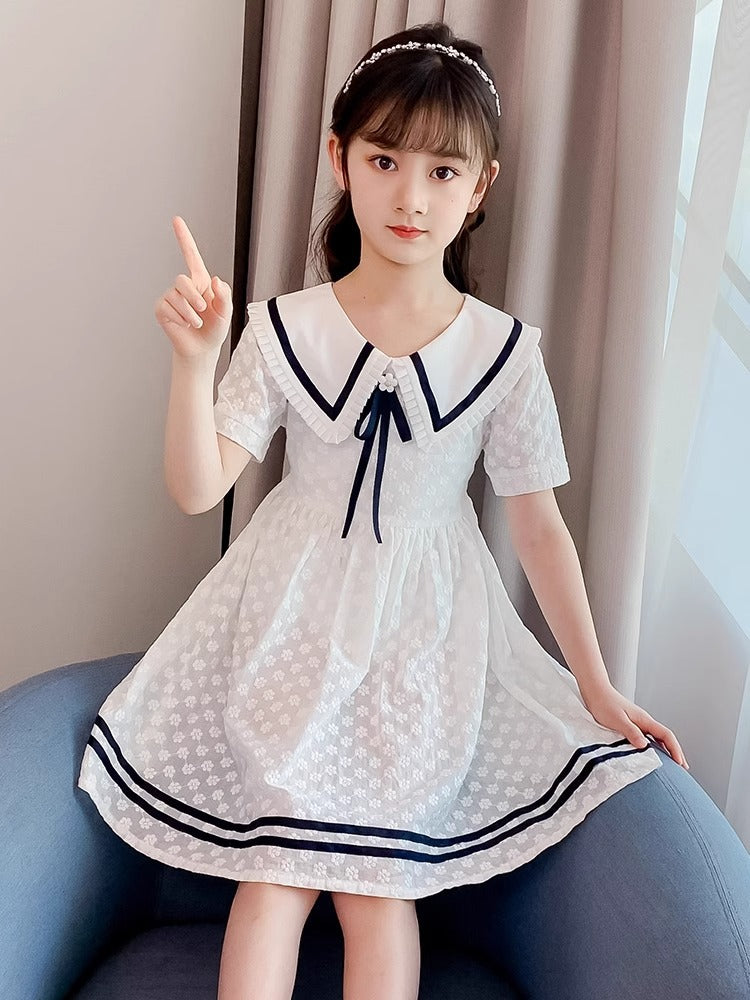 Children's Summer Clothing Western Style Teens Princess Children's Dress