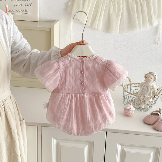 Summer Jumpsuit Pure Cotton Class Gauze Thin Clothing Dress Jumpsuit, Climbing Suit