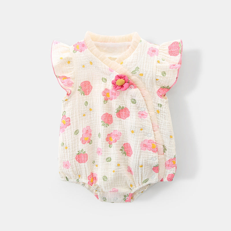 Give Birth Thin Cotton Jumpsuit Sleeveless Jumpsuit, Climbing Suit