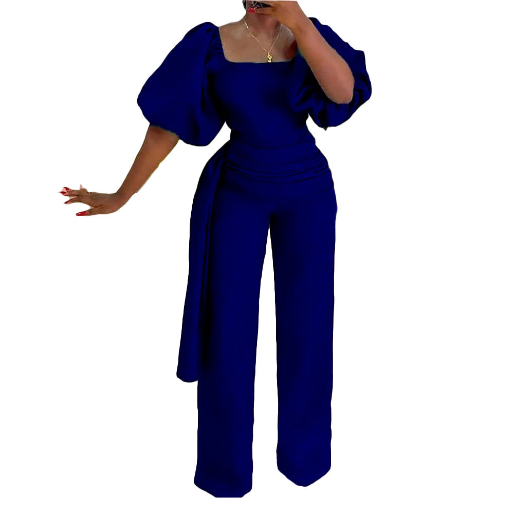 Women's Summer High Waist Temperament African Casual Pants
