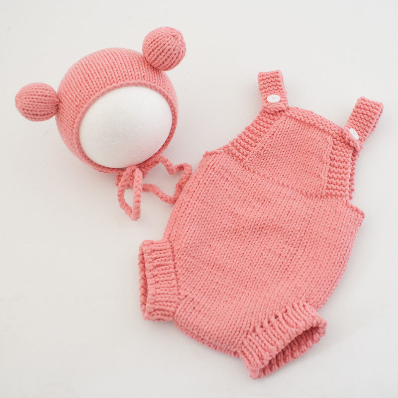 Month Old Days Studio Animal Theme Wool Jumpsuit, Climbing Suit