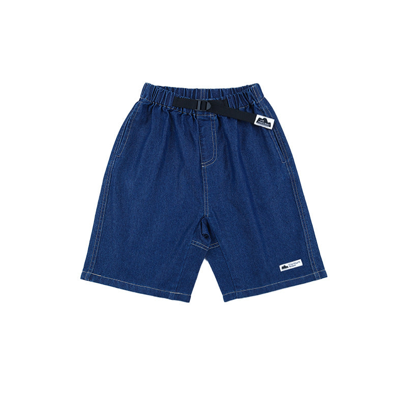 Children's Mountain Clothing Shorts Summer Washed Cotton Children's Pants