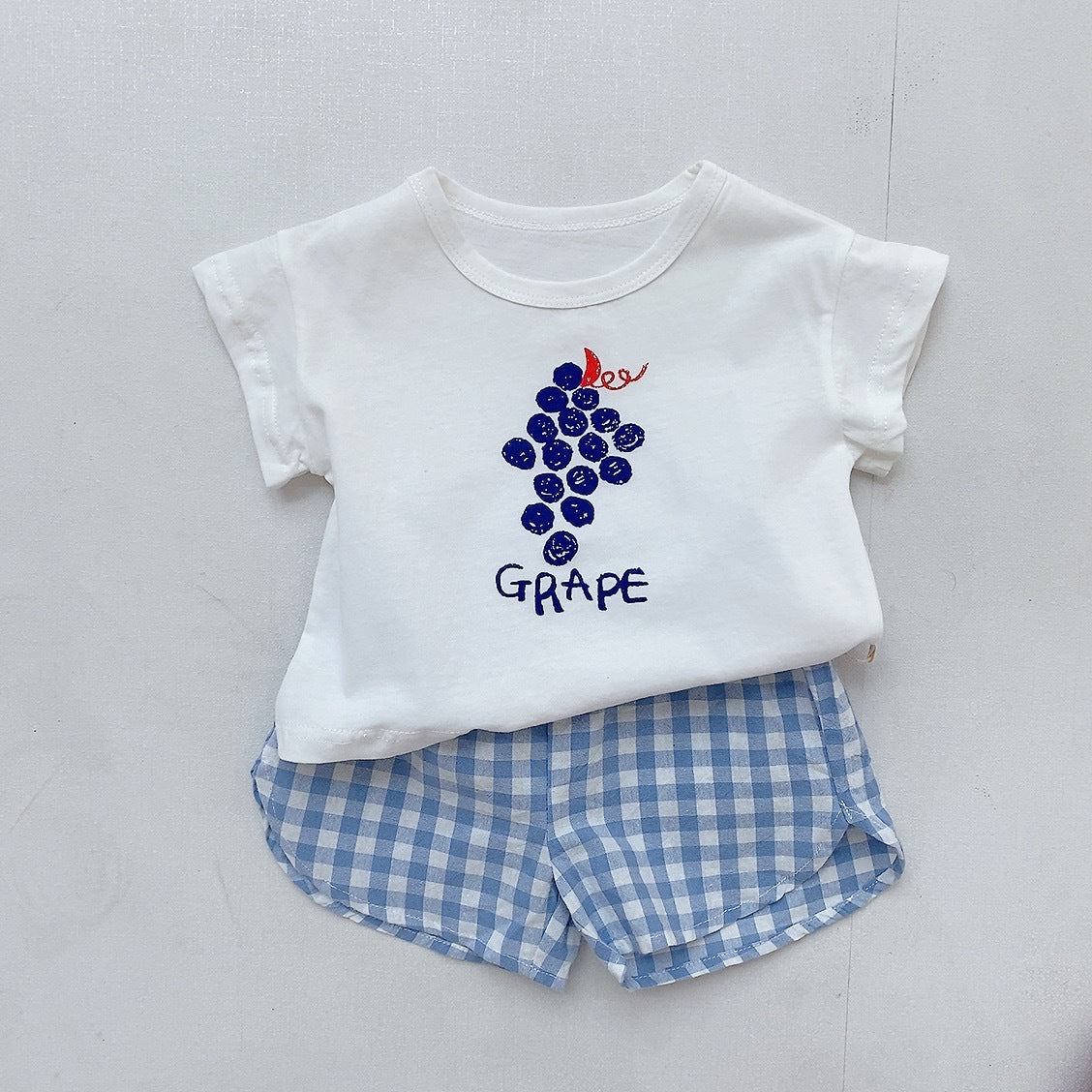 Children's Short-sleeved Summer Thin Korean Style Clothing Children's Suit