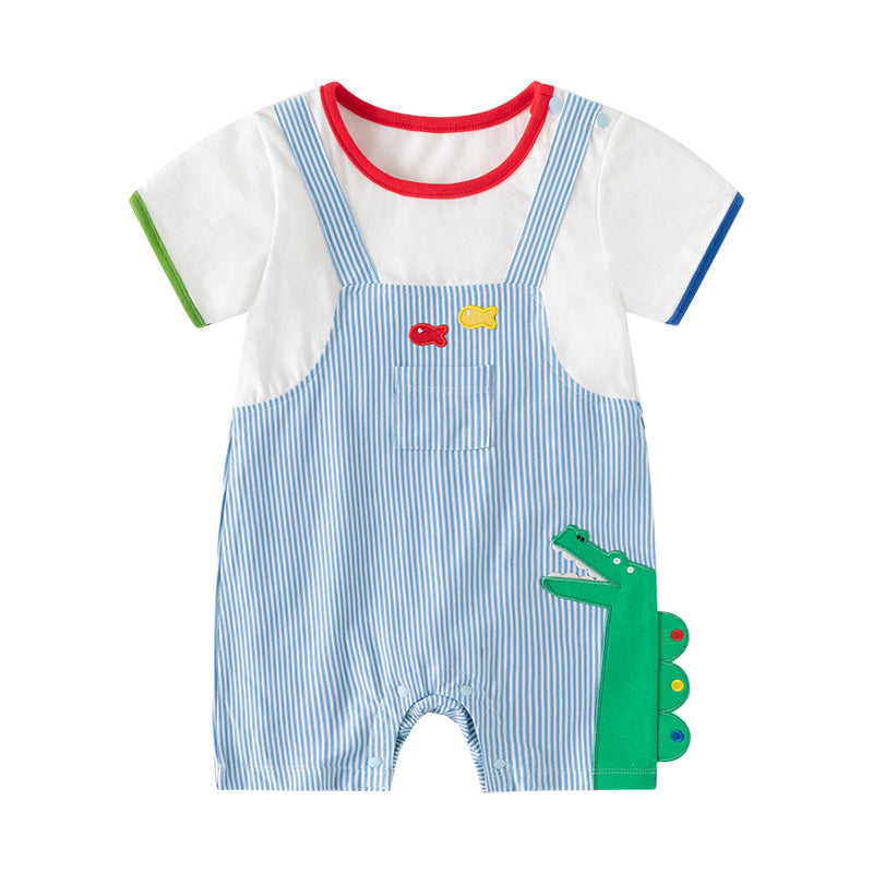 Clothes For Babies Summer Thin Boy Jumpsuit, Climbing Suit