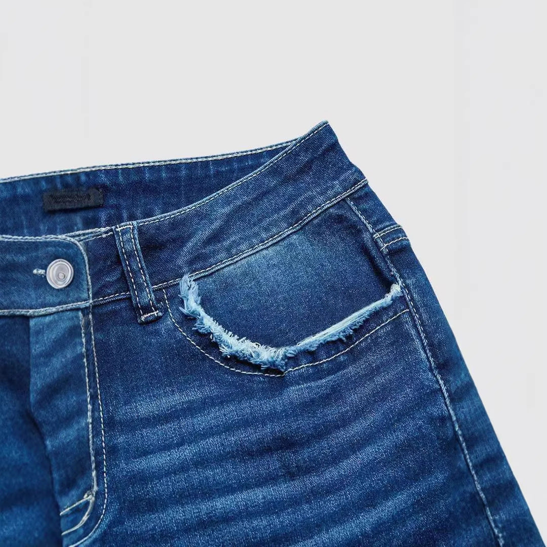 Women's Slim Fit Slimming Stretch Feet Women's Jeans