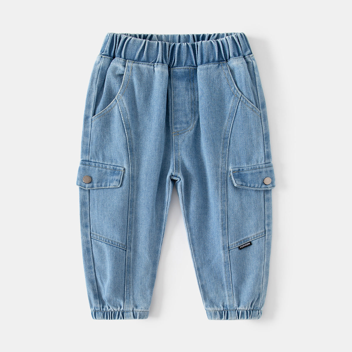 Jeans Trendy Fashion Western Style Handsome Cute Casual For Children's Pants