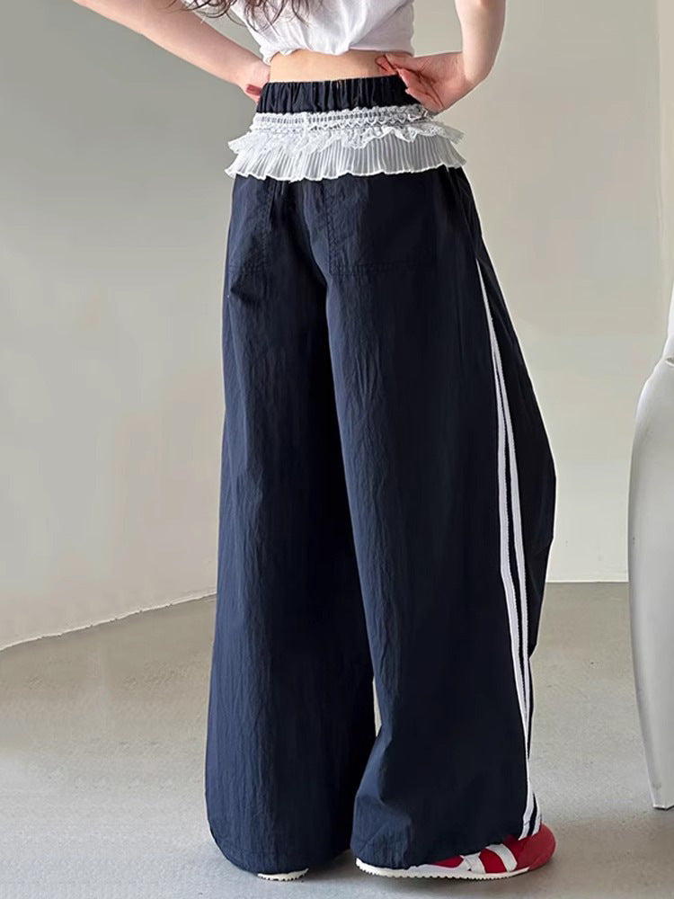 Children's Casual Summer Clothing Track Older Loose-fitting Children's Pants