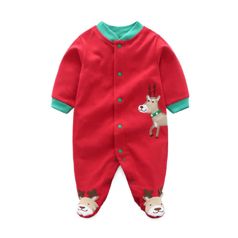 Long Sleeves Born Clothes Year-old Pajamas Jumpsuit, Climbing Suit