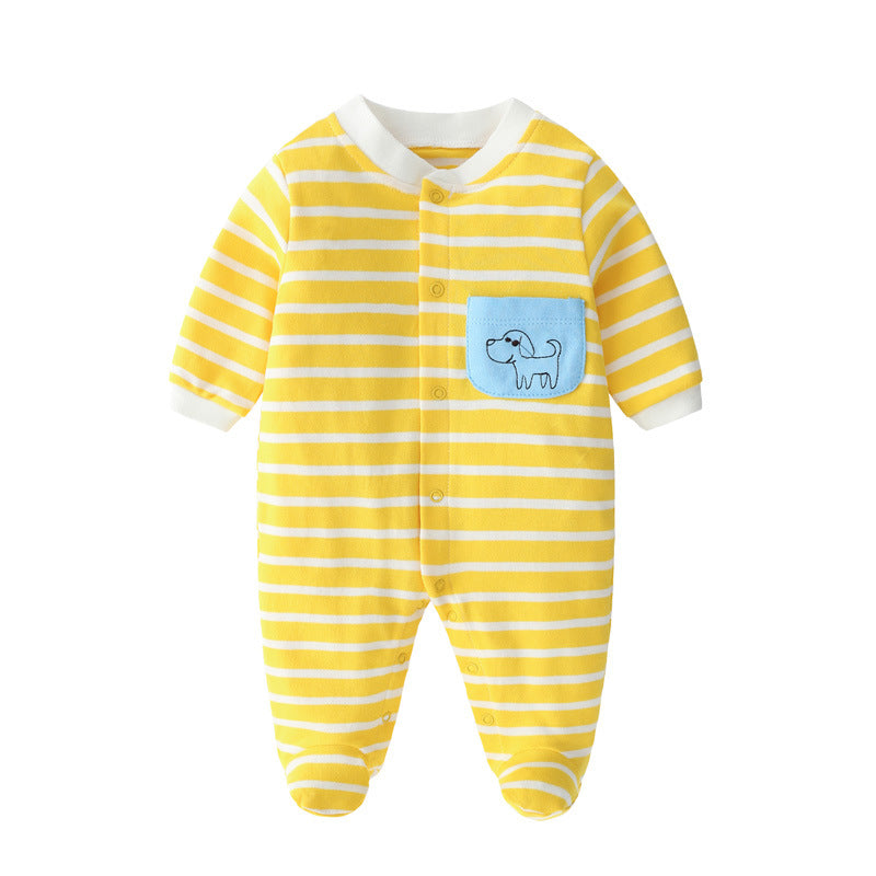Long Sleeves Born Clothes Year-old Pajamas Jumpsuit, Climbing Suit