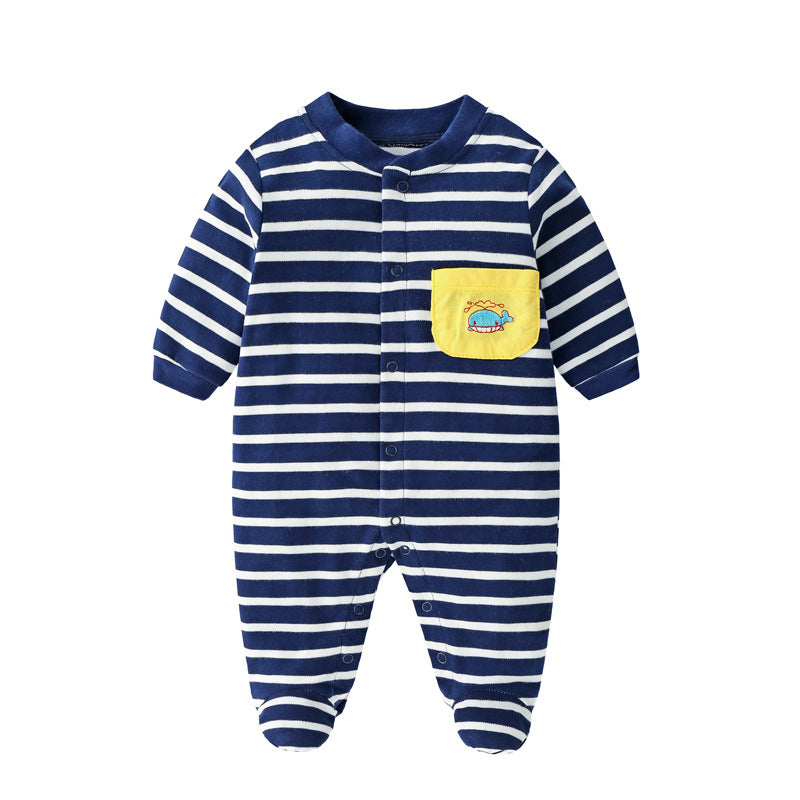 Long Sleeves Born Clothes Year-old Pajamas Jumpsuit, Climbing Suit