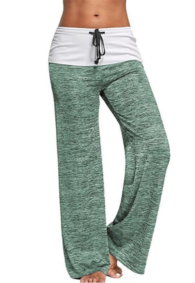 Fashion Women's Patchwork Yoga Exercise Outdoor Casual Pants