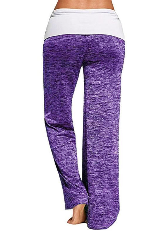 Fashion Women's Patchwork Yoga Exercise Outdoor Casual Pants