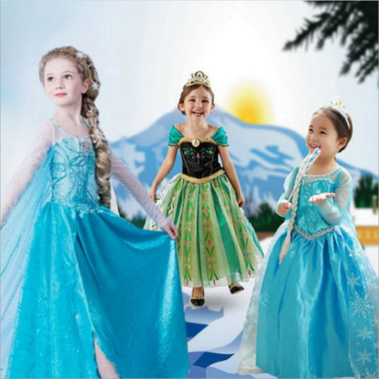Trendy Casual Children's Frozen Princess Clothing Children's Dress