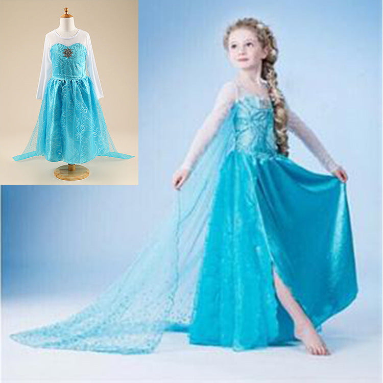 Trendy Casual Children's Frozen Princess Clothing Children's Dress