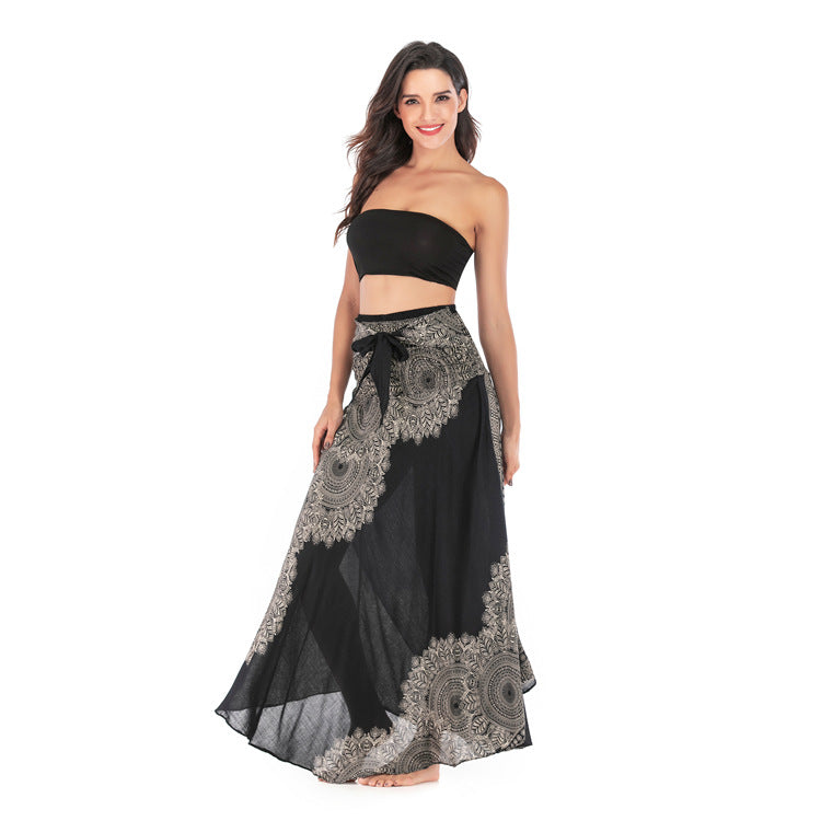 Thai Dress Beach Vacation Two-way Big Skirt